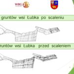 Różnice w mapach gruntów we wsi Łubka przed i po scaleniu.