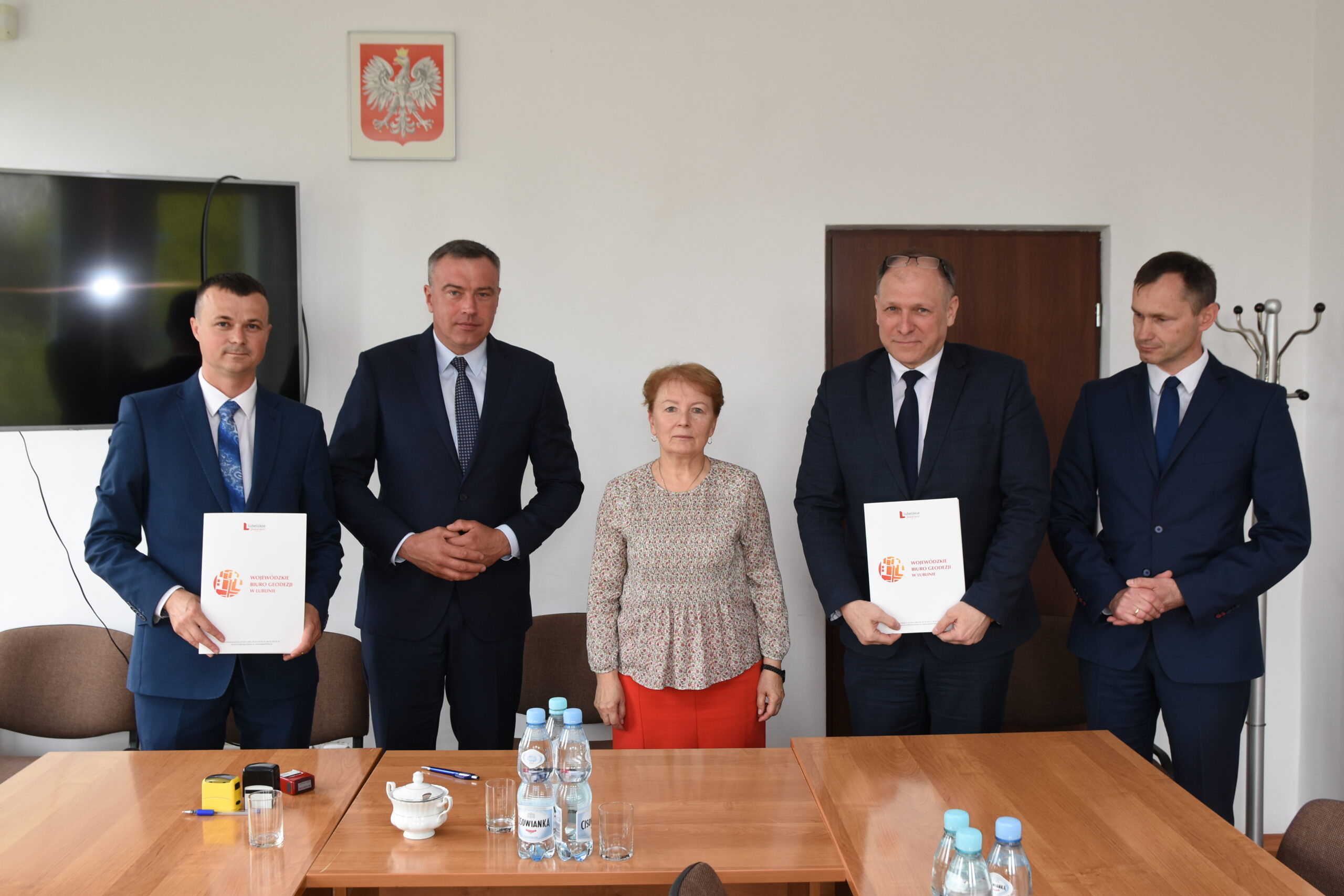 Podpisanie porozumień WBG w Lublinie ze Starostwem Powiatowym w Włodawie