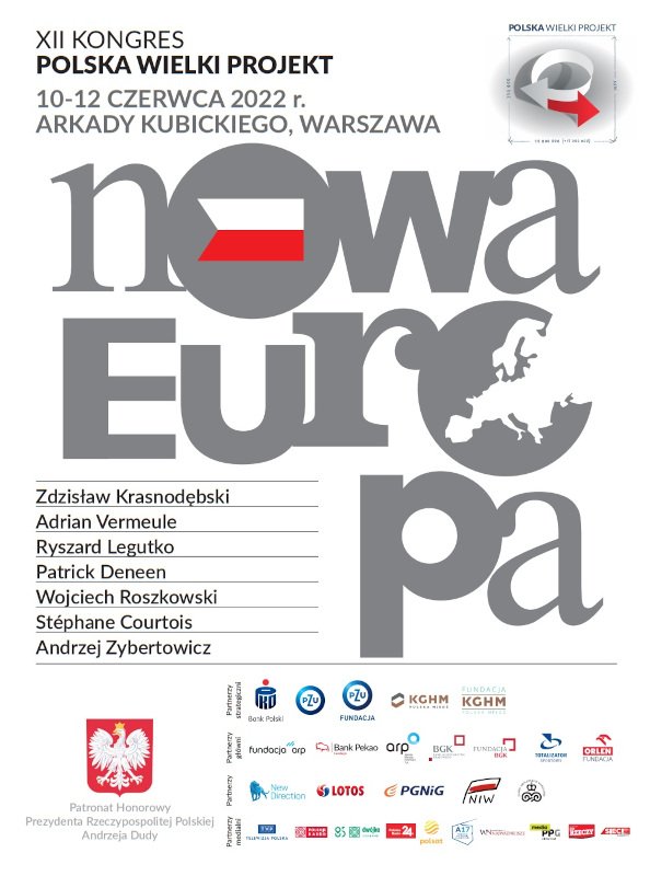 Plakat Polska Wielki Projekt Nowa Europa