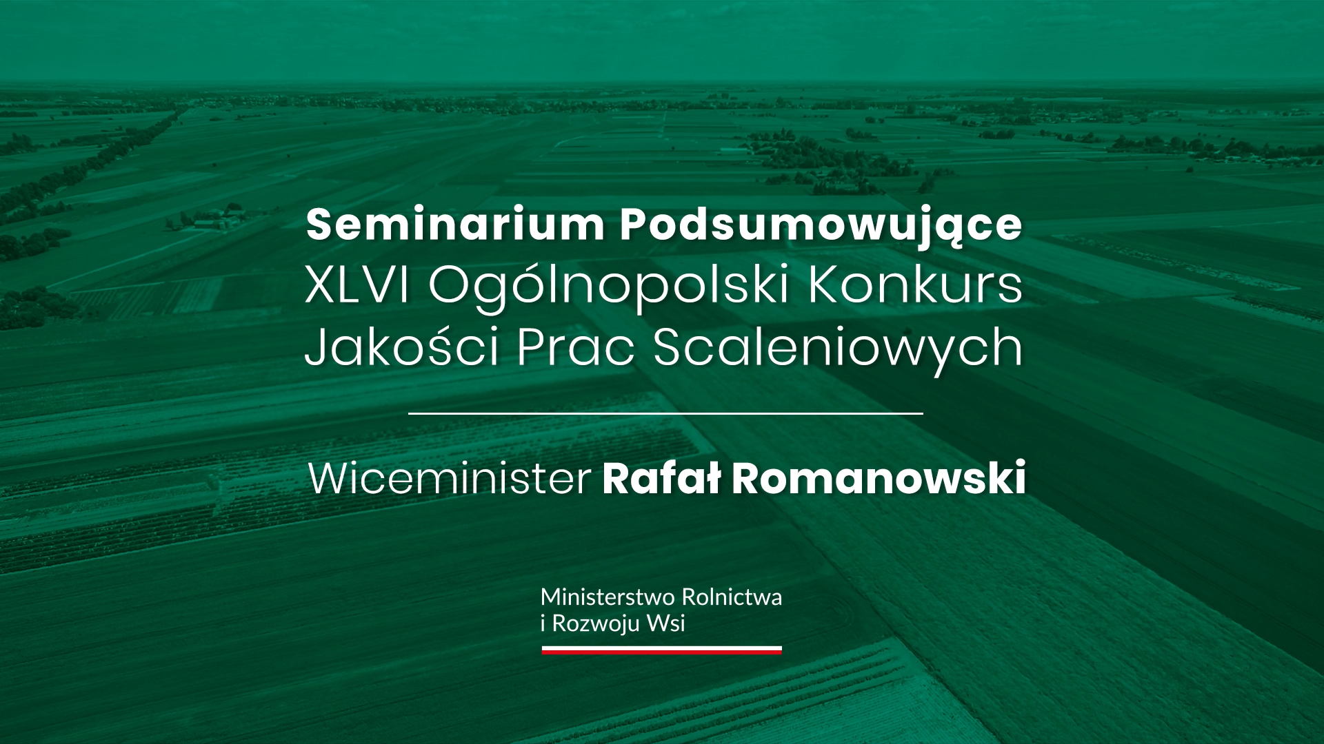 Seminarium Podsumowujące XLVI Ogólnopolski Konkurs Jakości Prac Scaleniowych