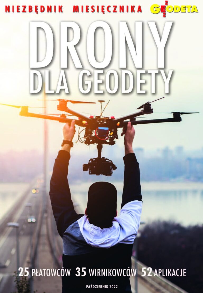 „Drony dla Geodety” – artykuły z miesięcznika Geodeta